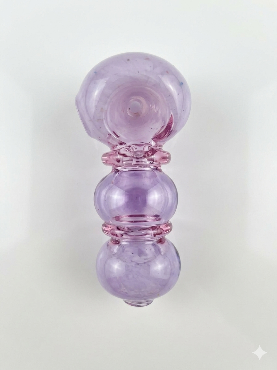 3 inch Pink Spoon Pipe
