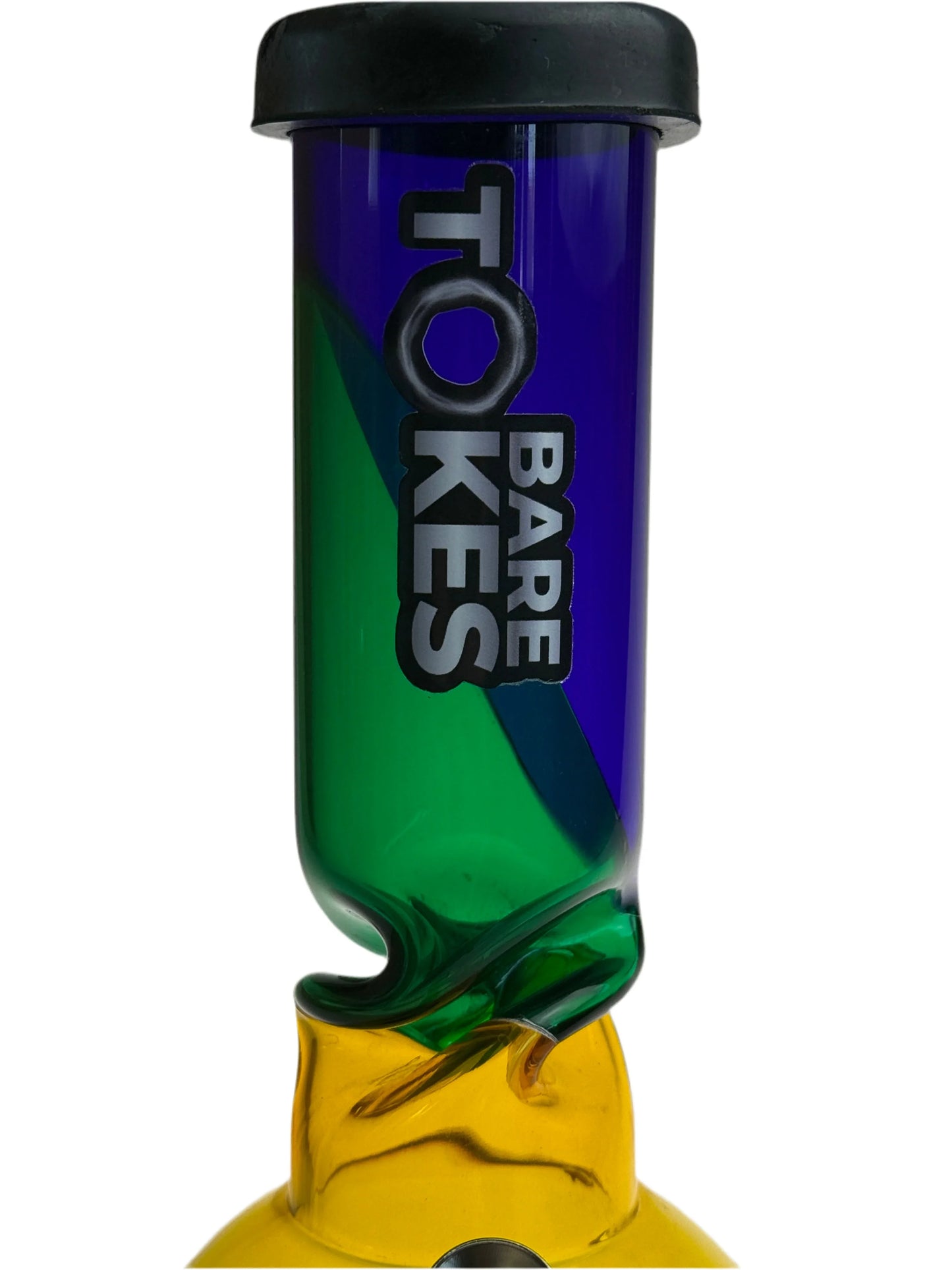 Bare Tokes No Glass Twister Acrylic Bong | 30cm
