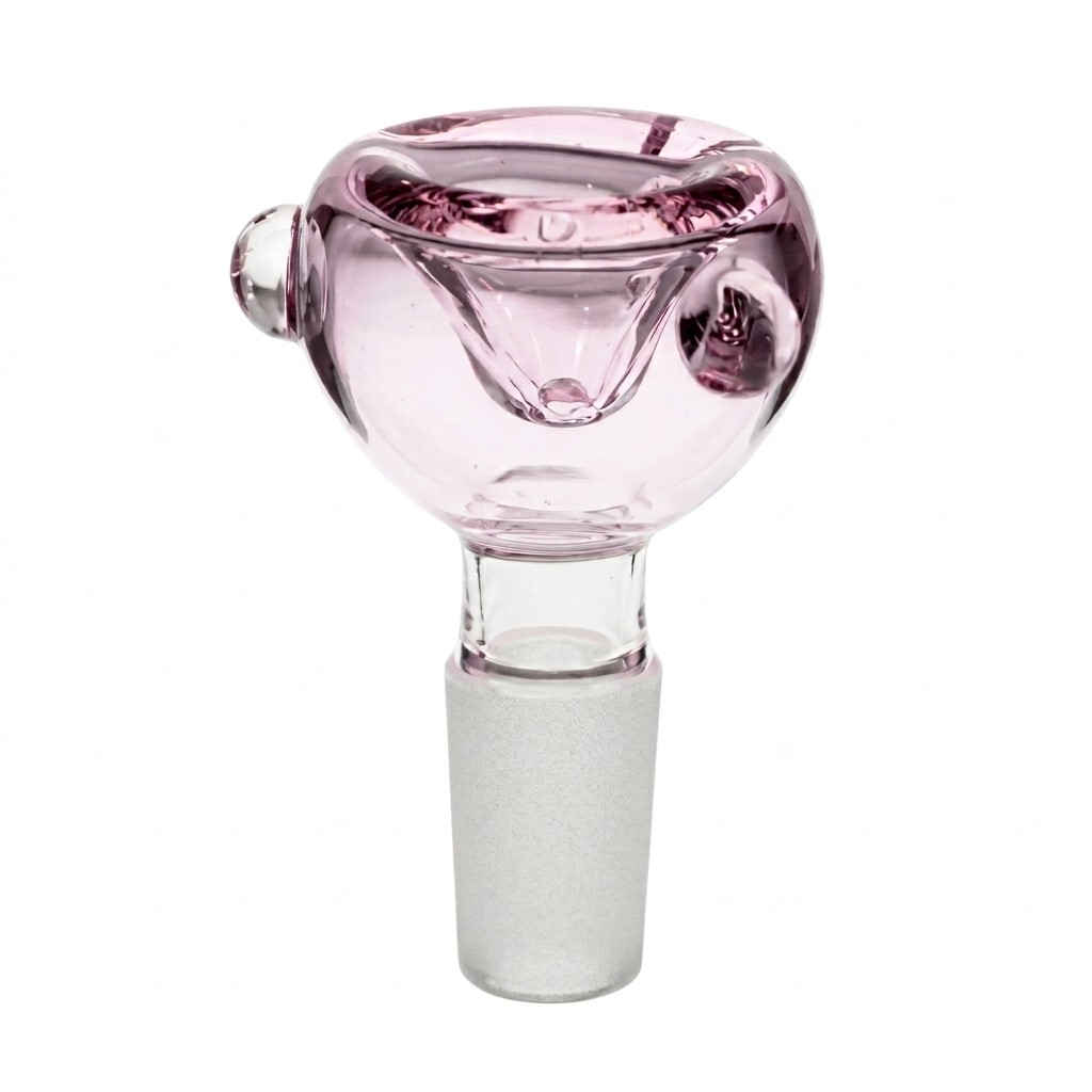 18.8mm Pink Glass Bowl