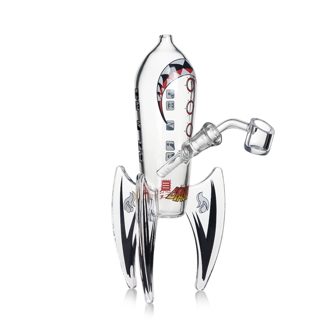9.5 Inch Rocket Dab Rig with Quartz Banger