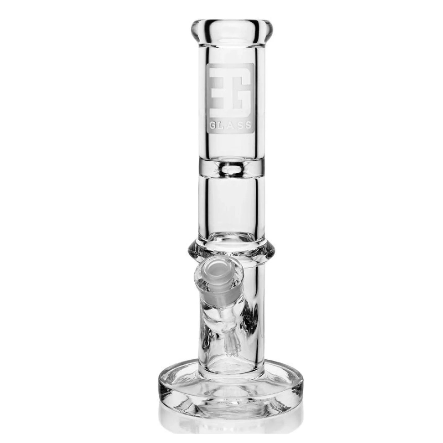 EG Glass Straight Tube Bong | 12 inch