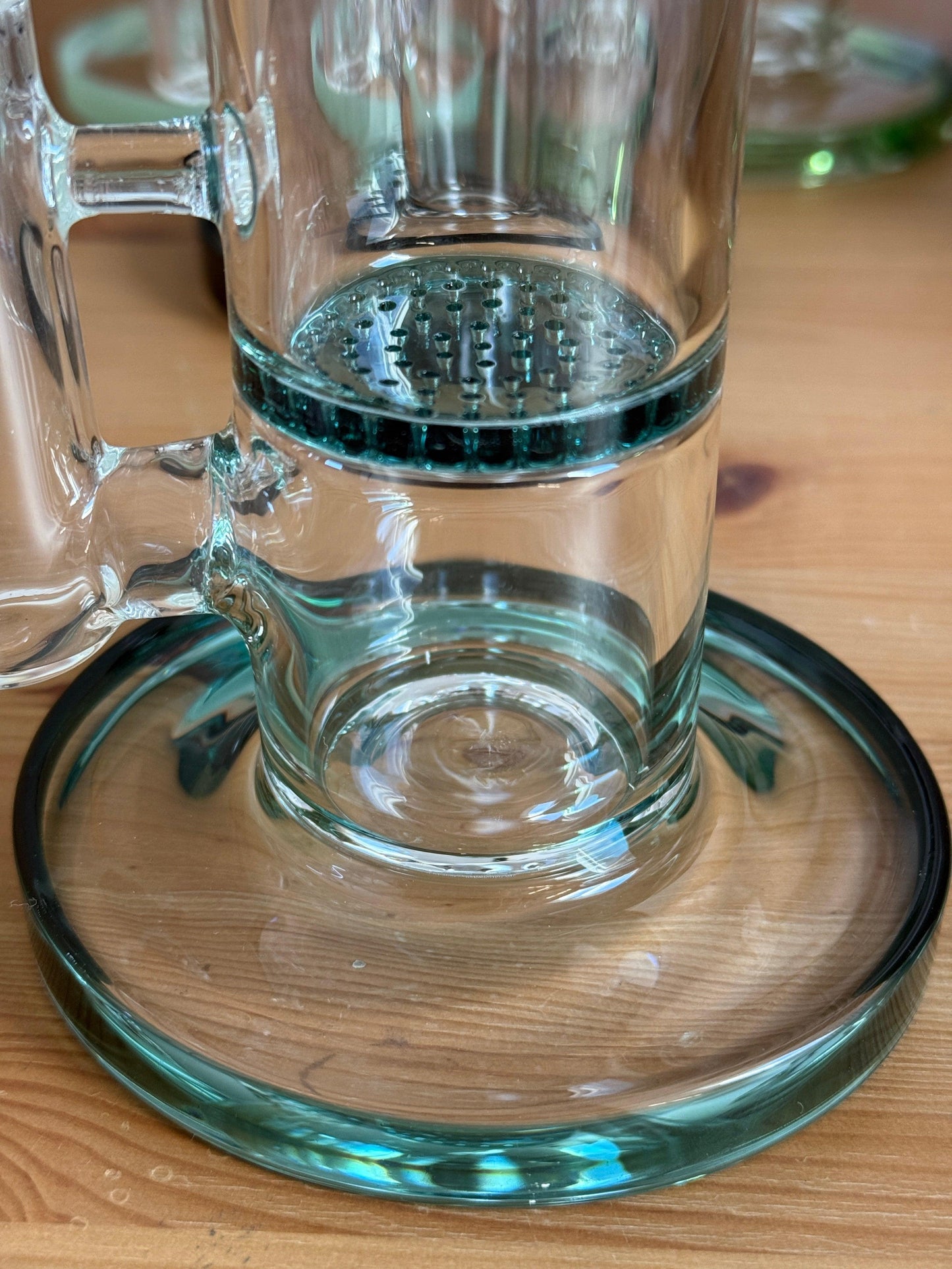 Bent Neck Honeycomb Percolator Bong | 18.8mm