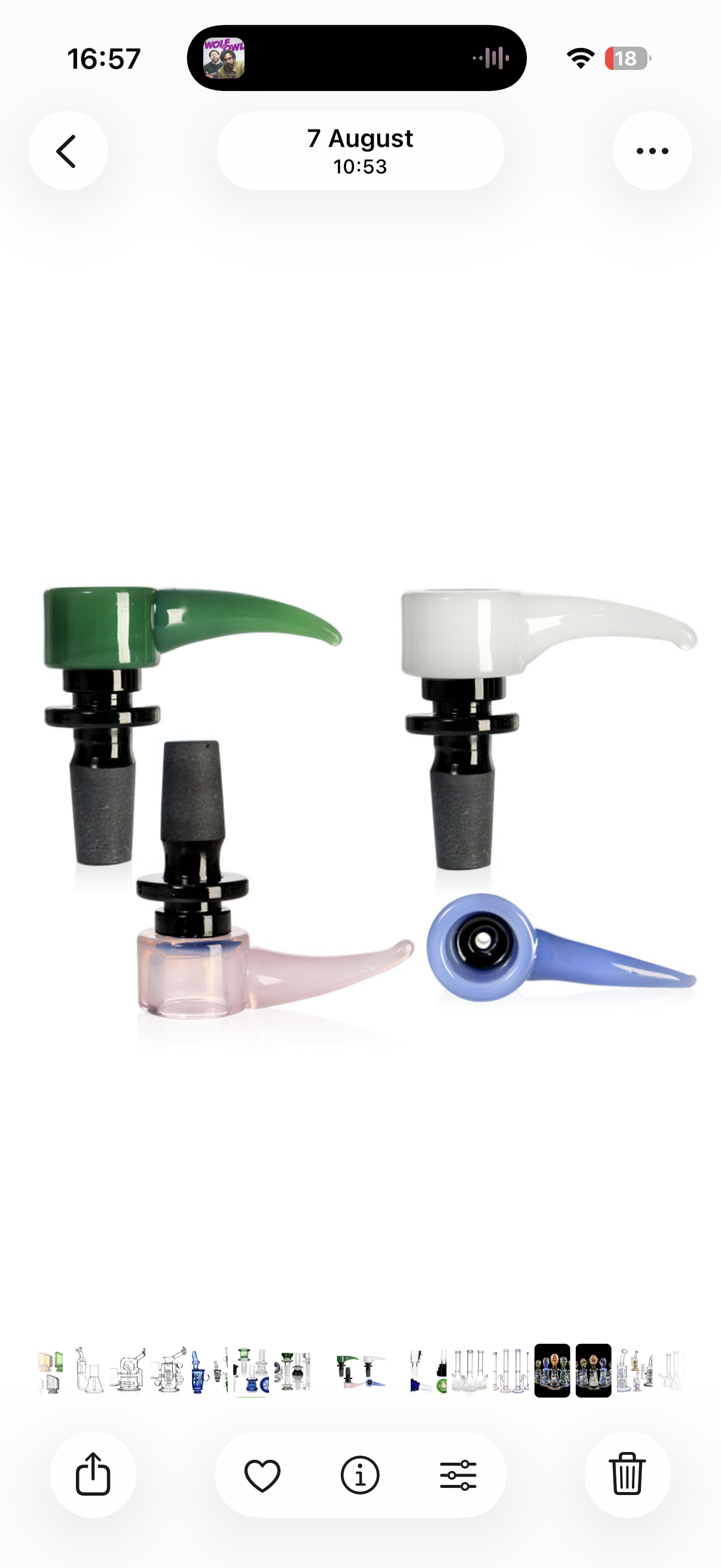 14.5mm Slide Bowl with Handle