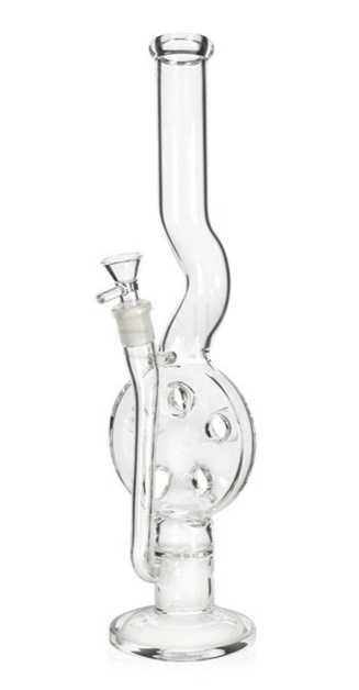 Glass Head Swiss Perc Bong | 14.5 inch