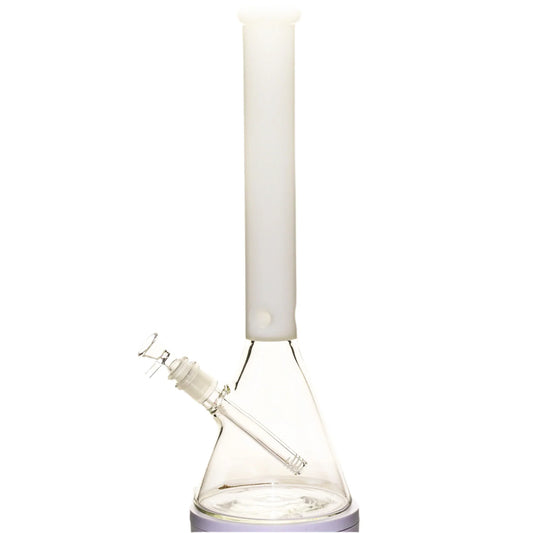 Glass Head Frosted Classic Beaker Bong | 14 inch
