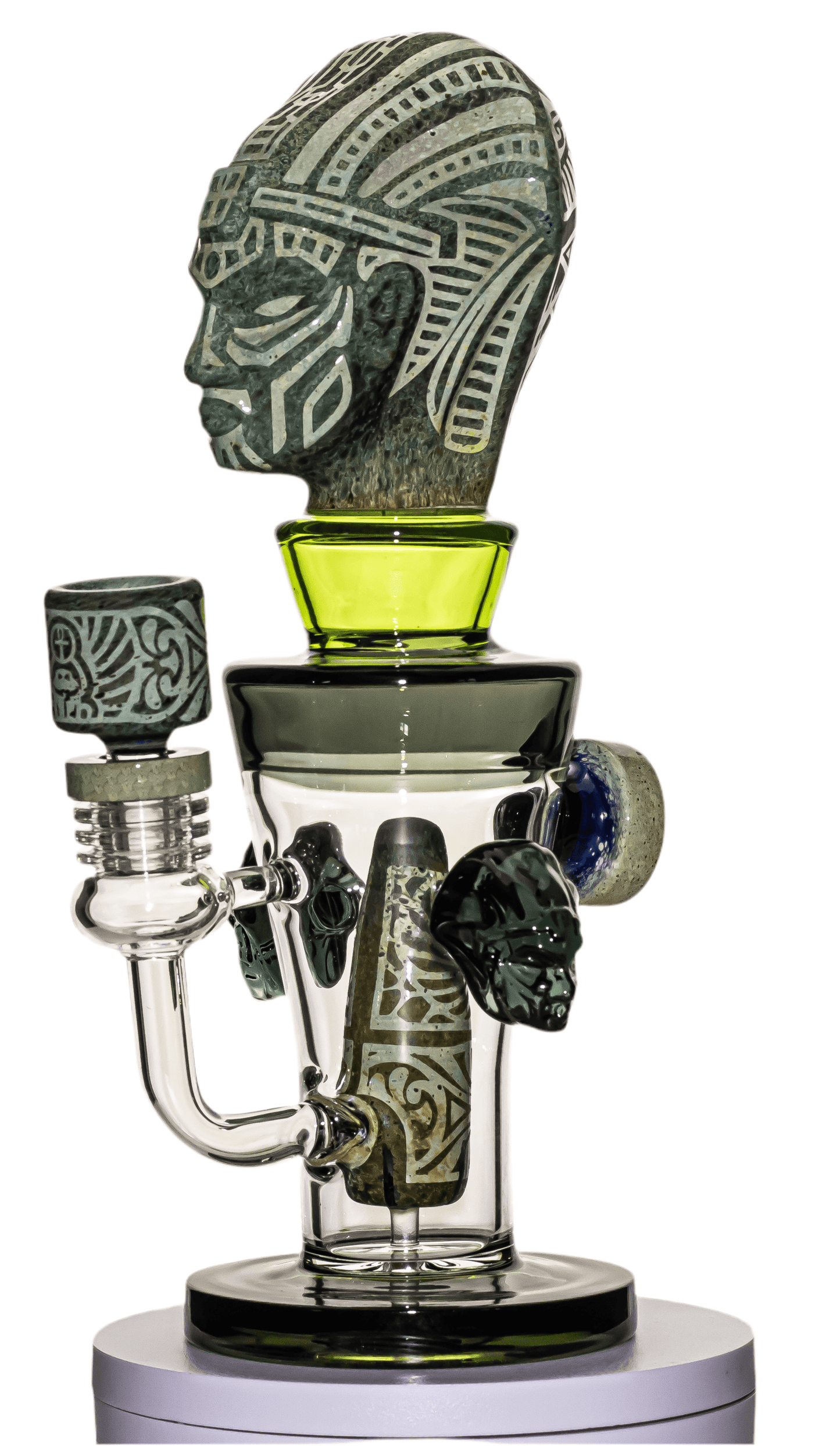 Glass Head Ancient Guardian Bong | 10.5 inch