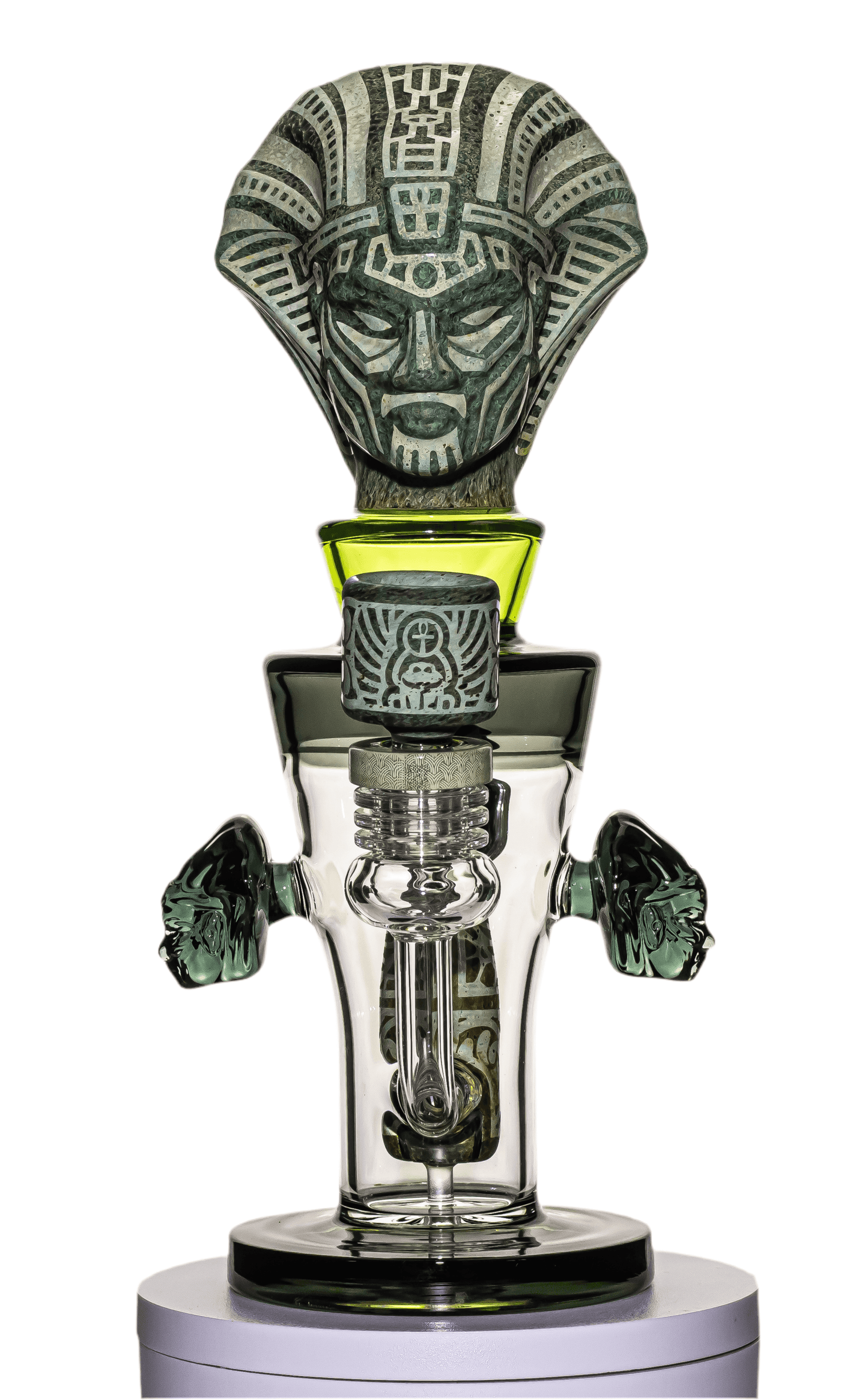 Glass Head Ancient Guardian Bong | 10.5 inch