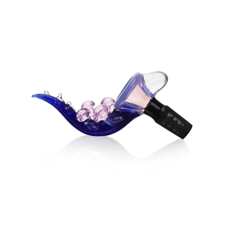 Trichome Horn Glass Bowl 14.5mm - Purple