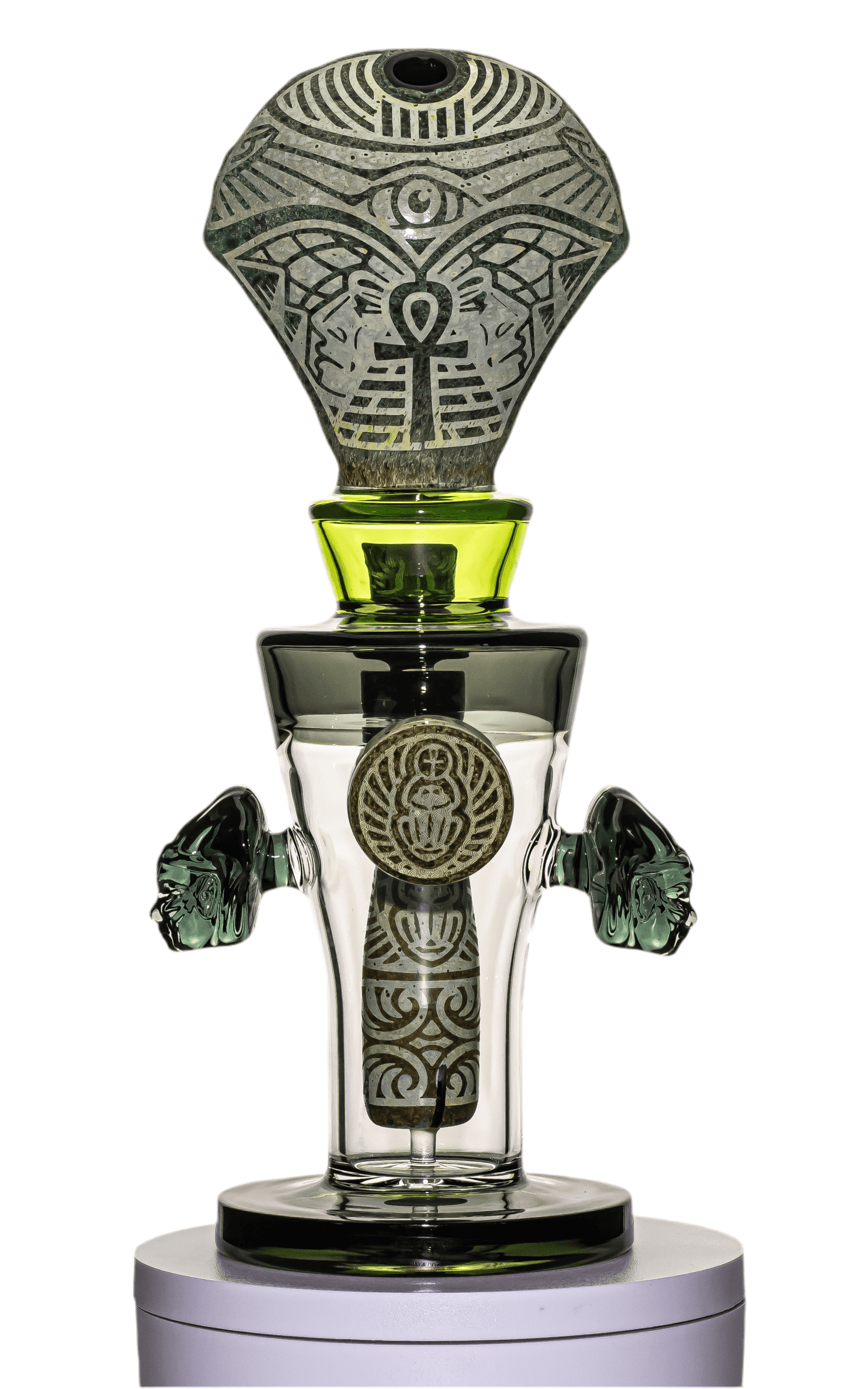 Glass Head Ancient Guardian Bong | 10.5 inch
