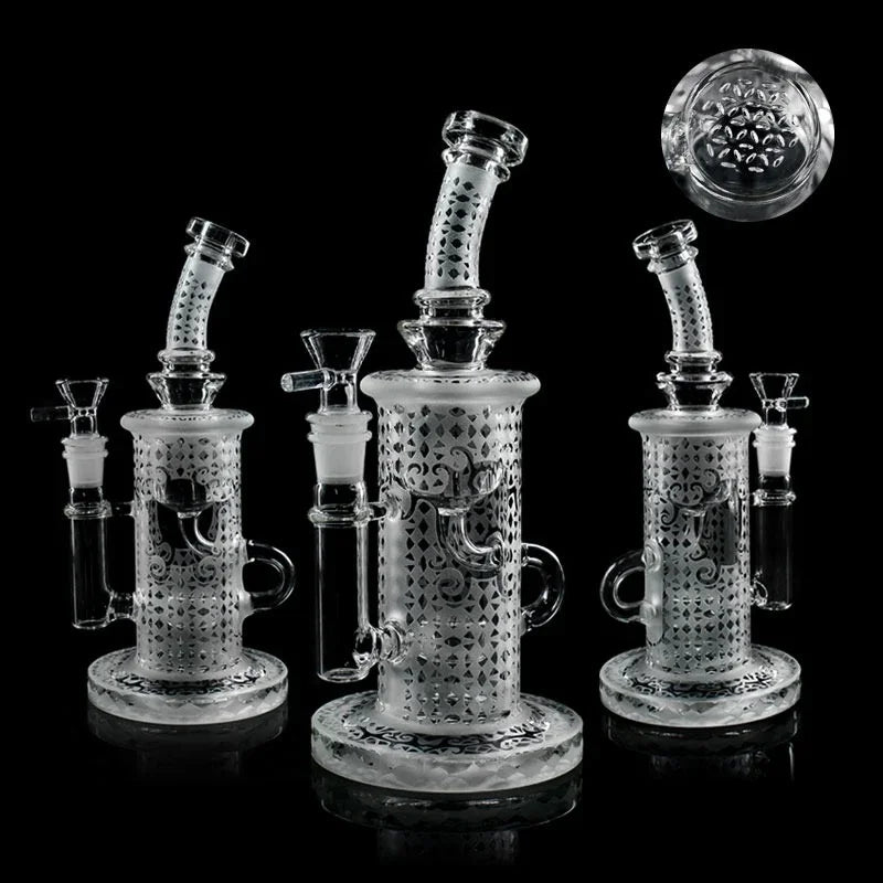 Glass Head Klein Recycler | 9 inch