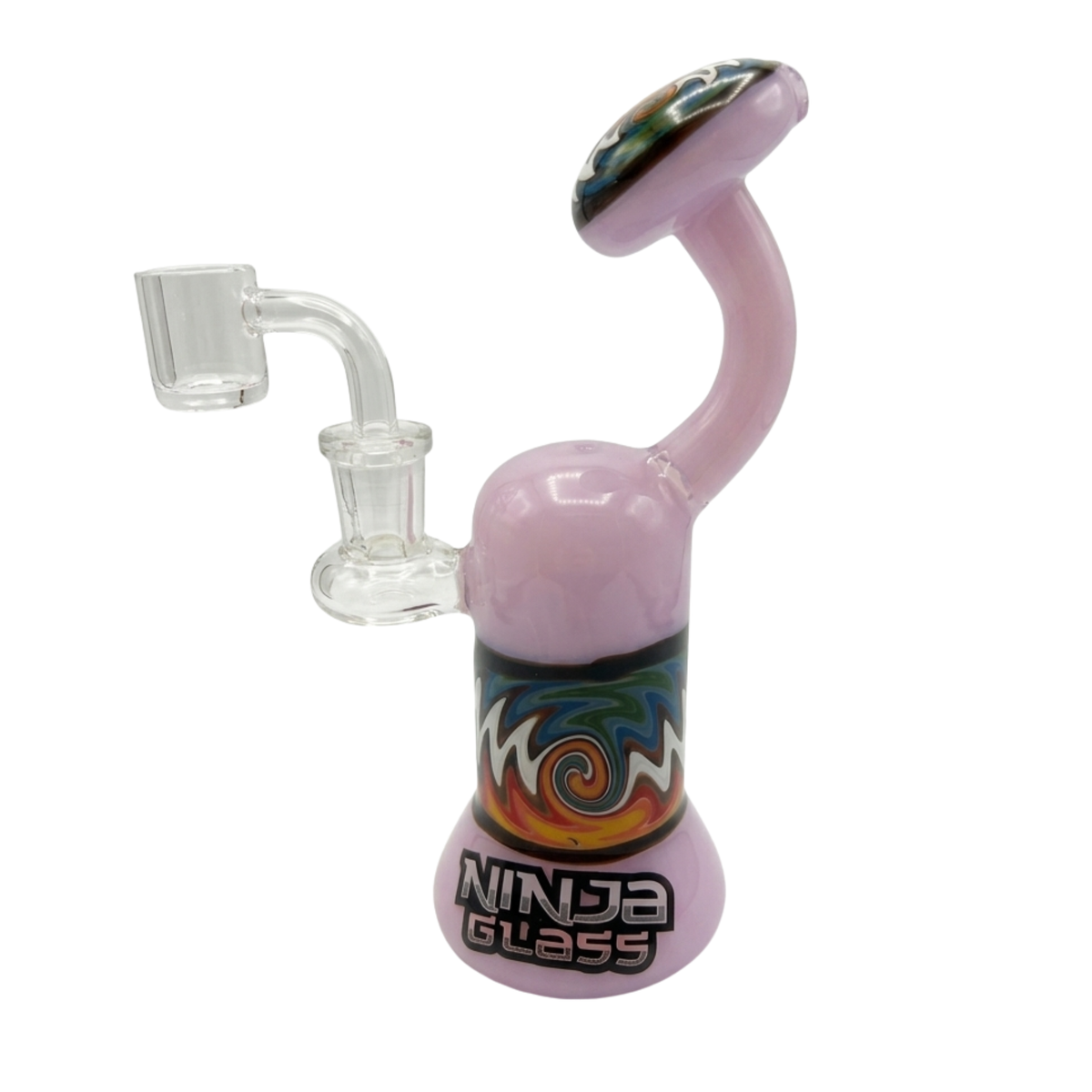 Ninja Glass Mini Dab Rig | 7inch