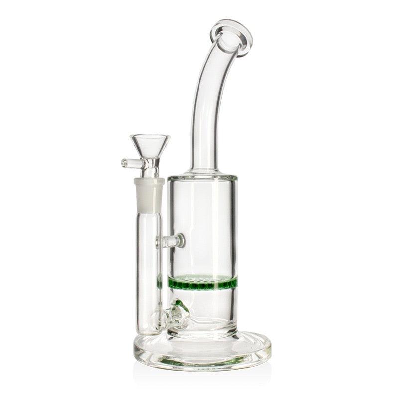 Bent Neck Honeycomb Percolator Bong | 18.8mm