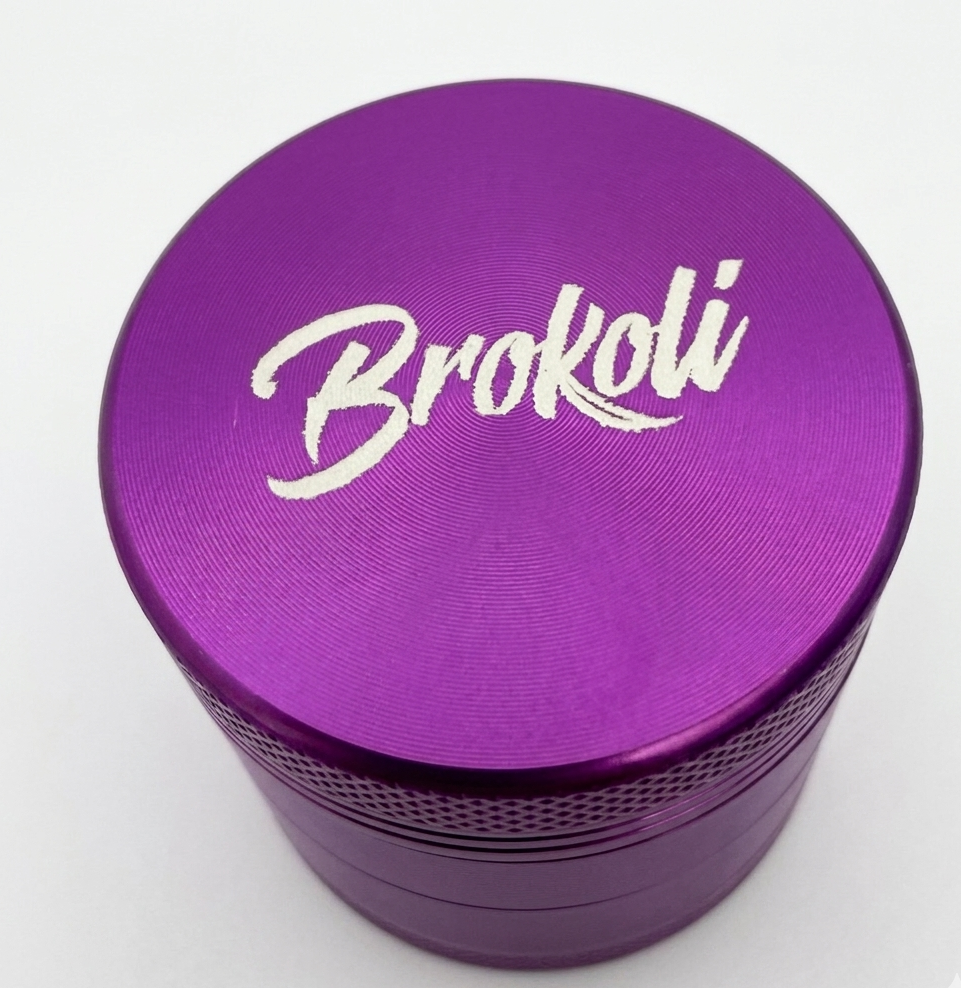 Brokoli 40mm Aluminium 4-Part Travel Grinder