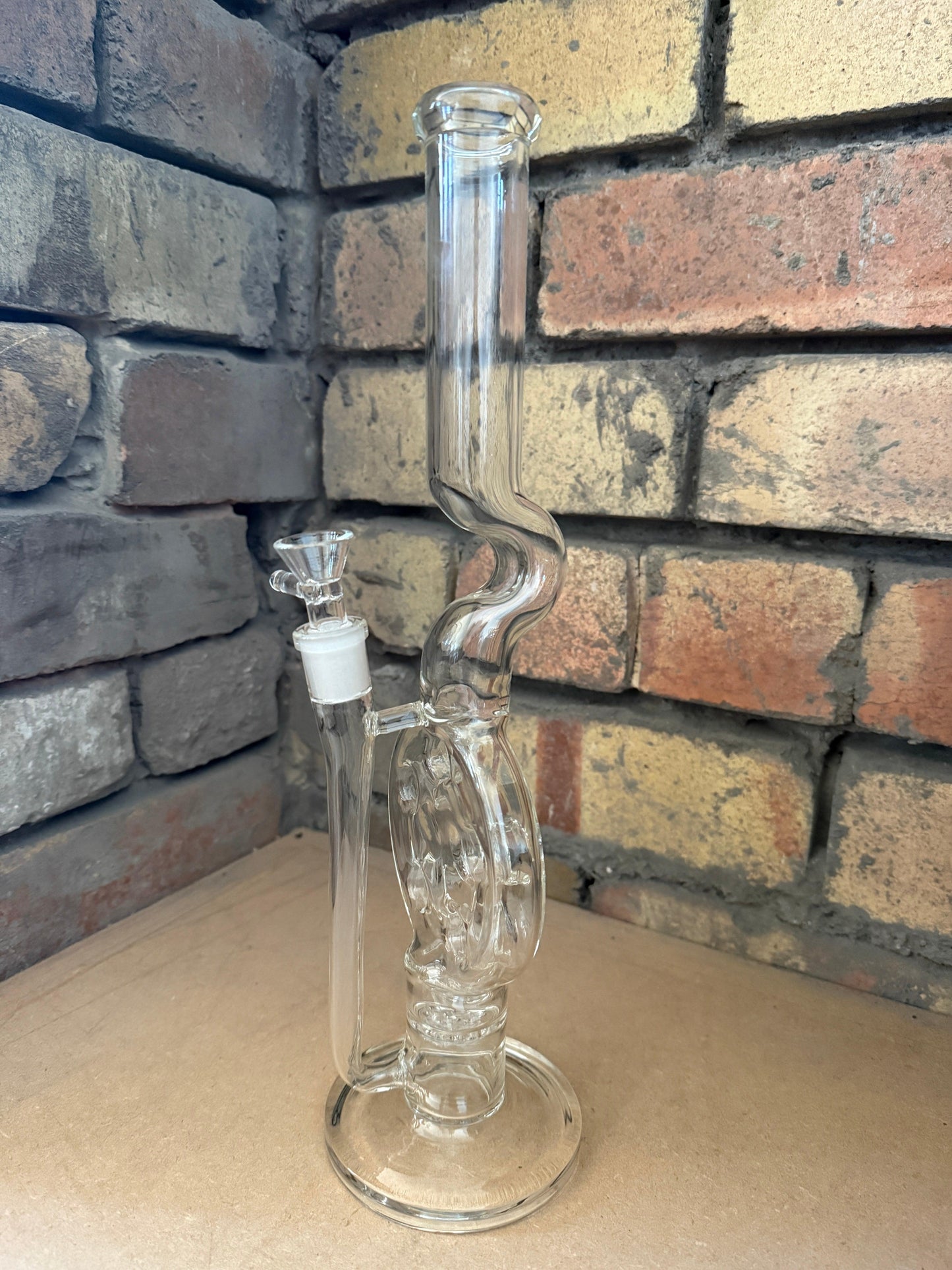 Glass Head Swiss Perc Bong | 14.5 inch