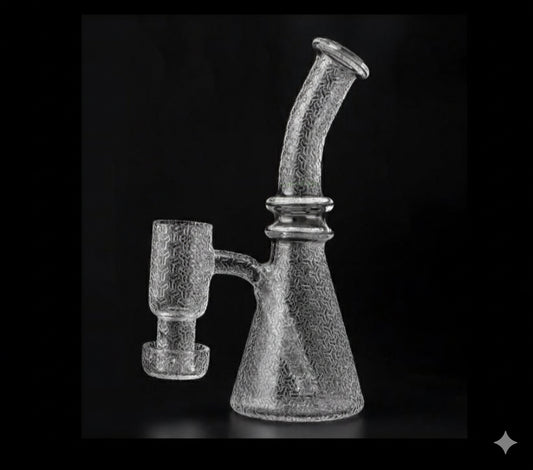 5 Inch Quartz Dab Rig with fixed Flat Top Terp Slurper