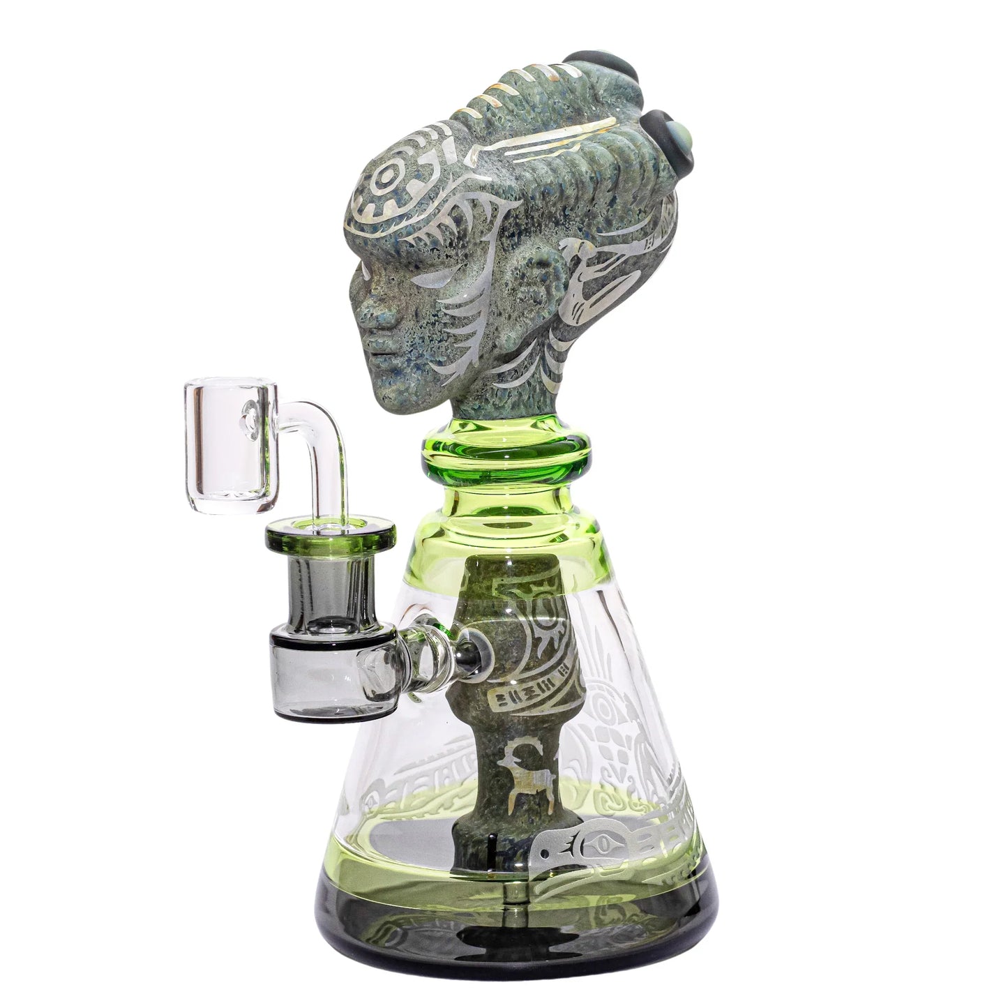 Glass Head Dab Rig