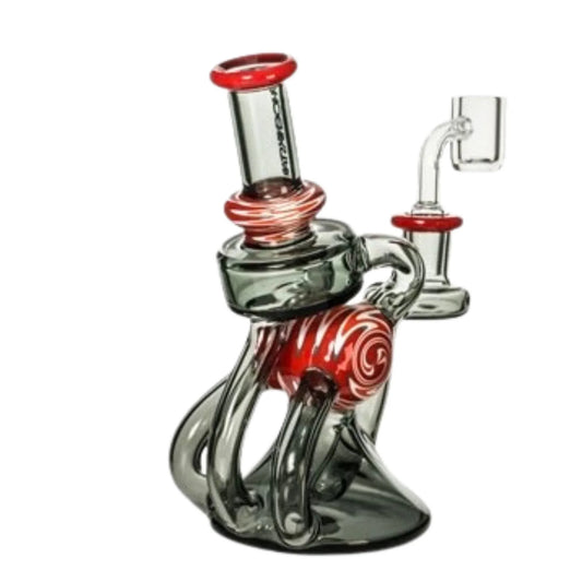 Phoenix Star Wig Wag Recycler Dab Rig | 6.8 inch