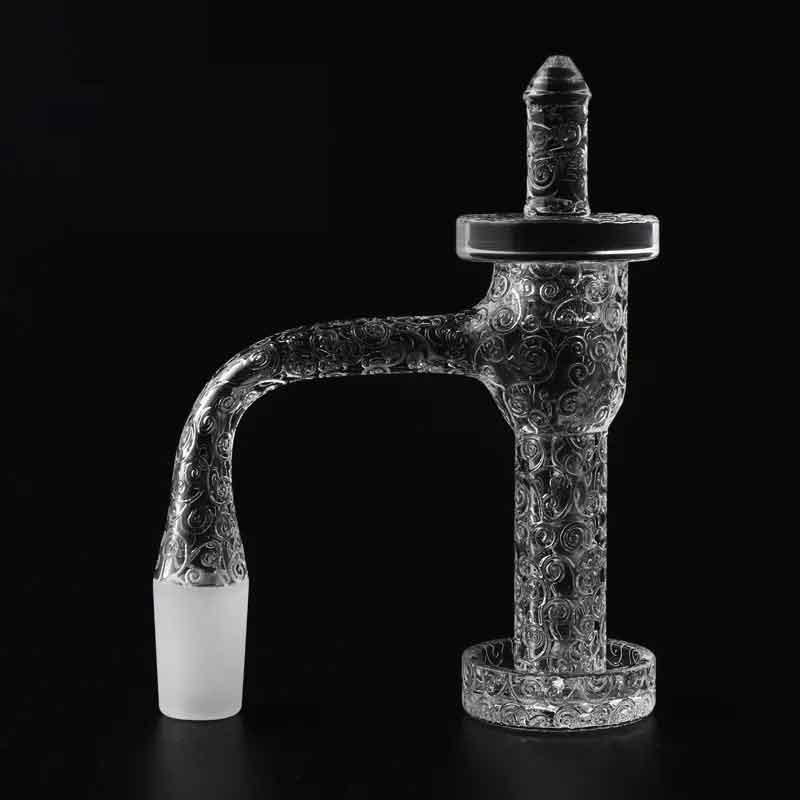 Sandblasted Quartz Terp Slurper