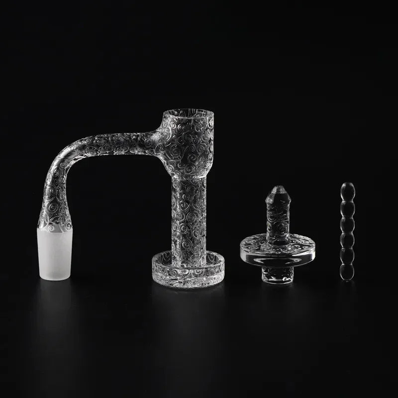 Sandblasted Quartz Terp Slurper