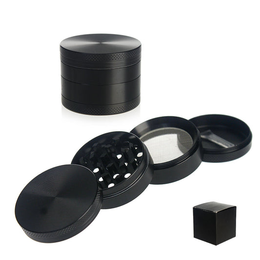 Brokoli Black Aluminium Grinder (4-Part) | 62mm