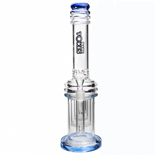 Bare Tokes 18inch Triple Heart Perc - A Bong Shop
