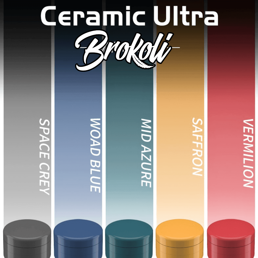 Brokoli Ceramic Ultra Herb Grinder - A Bong Shop