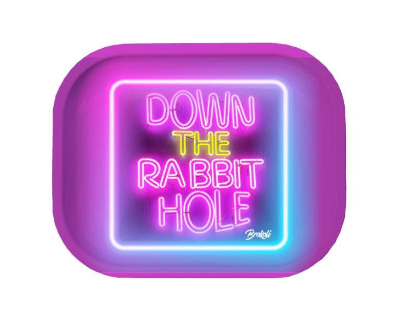 Brokoli | Down the rabbit hole| Small Rolling Tray - A Bong Shop