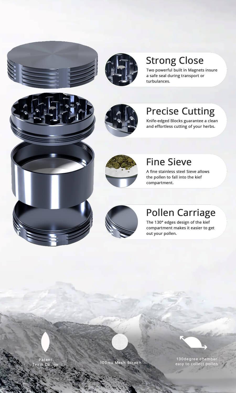 Brokoli Venus Grinder - A Bong Shop