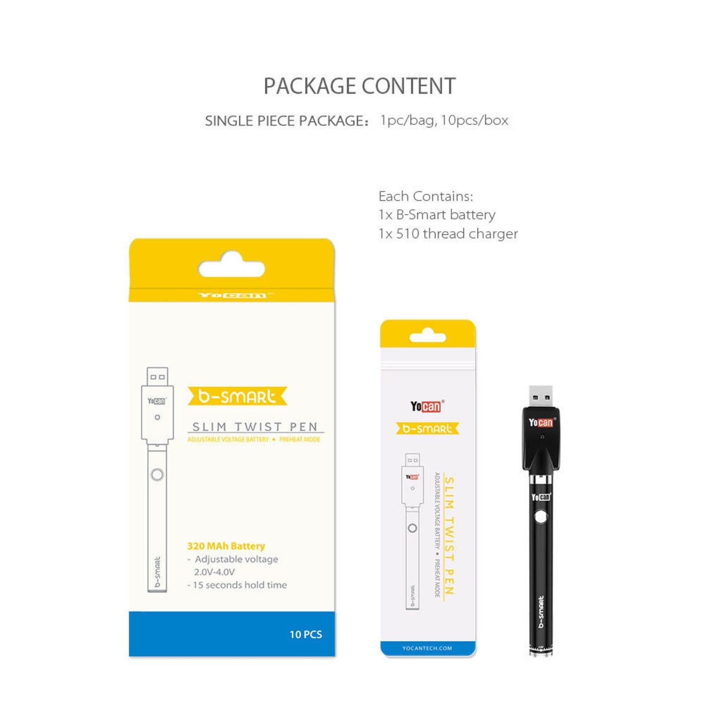 Yocan B-Smart battery - A Bong Shop