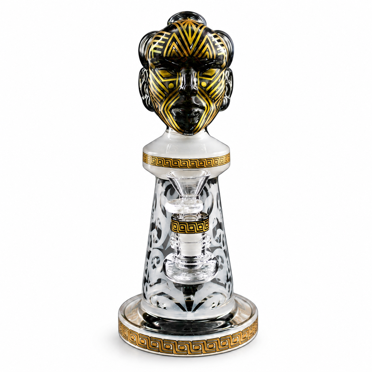 Glass Head Ancient Guardian Bong | 10.5 inch