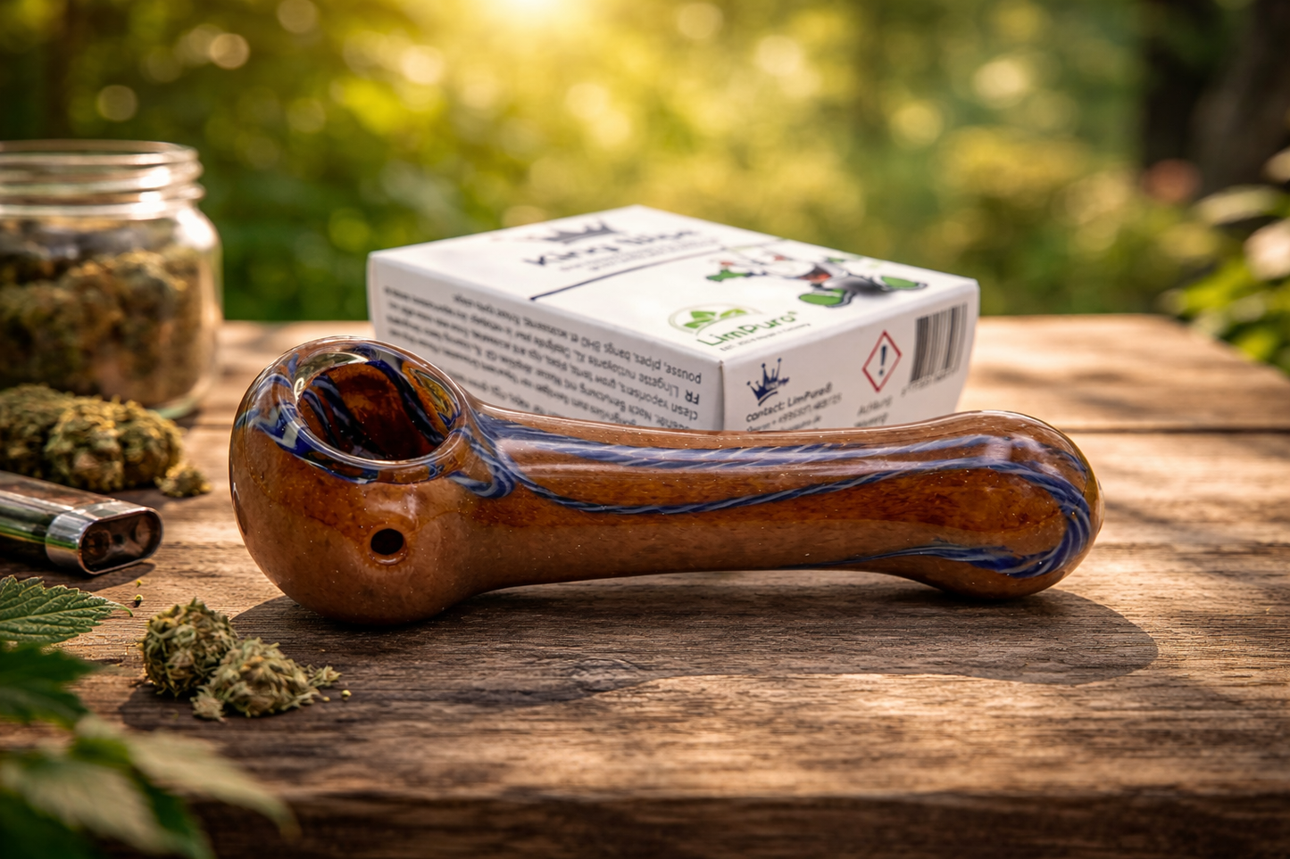 Blown 4.5 Inch Glass Hand Pipe