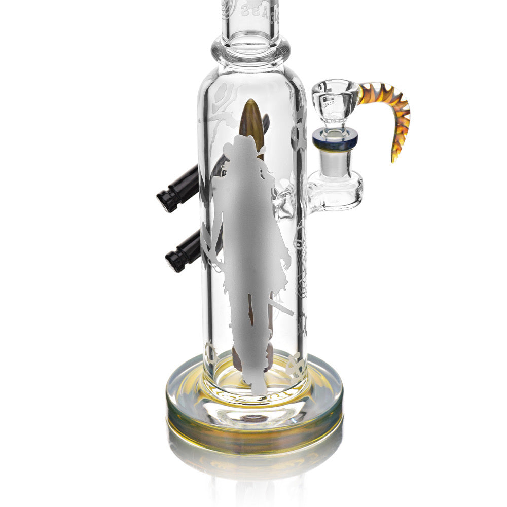 Sniper Bullet Perc Straight Tube EG Series Bong | 11.5 Inch
