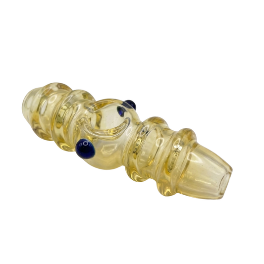 5 inch Yellow Glass Pipe