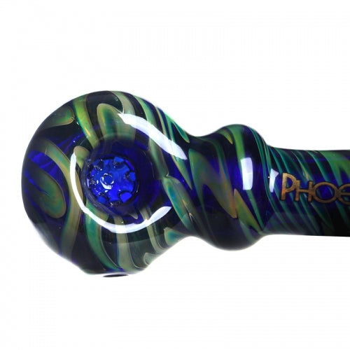 Phoenix Star 4 Inch Spoon Pipe with 7-Hole Glass Screen