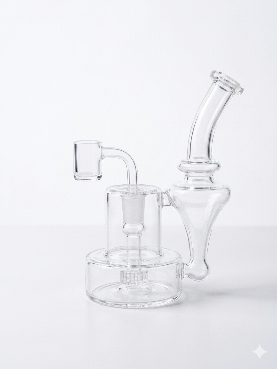 Glass Head RBR Recycler Rig