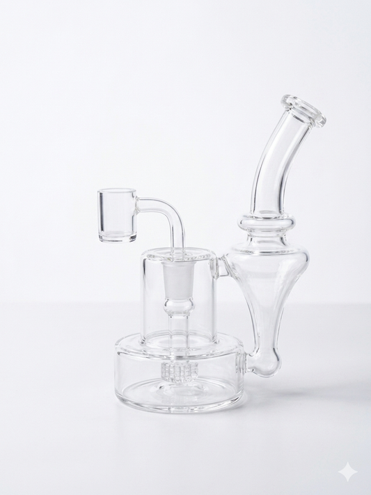 Glass Head RBR Recycler Rig