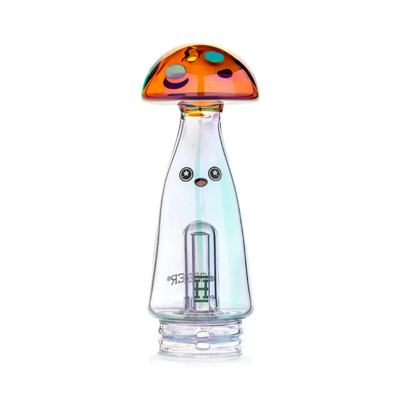 Hemper 5.7 Inch Trippy Shroom Puffco Peak Glass Top Attachment