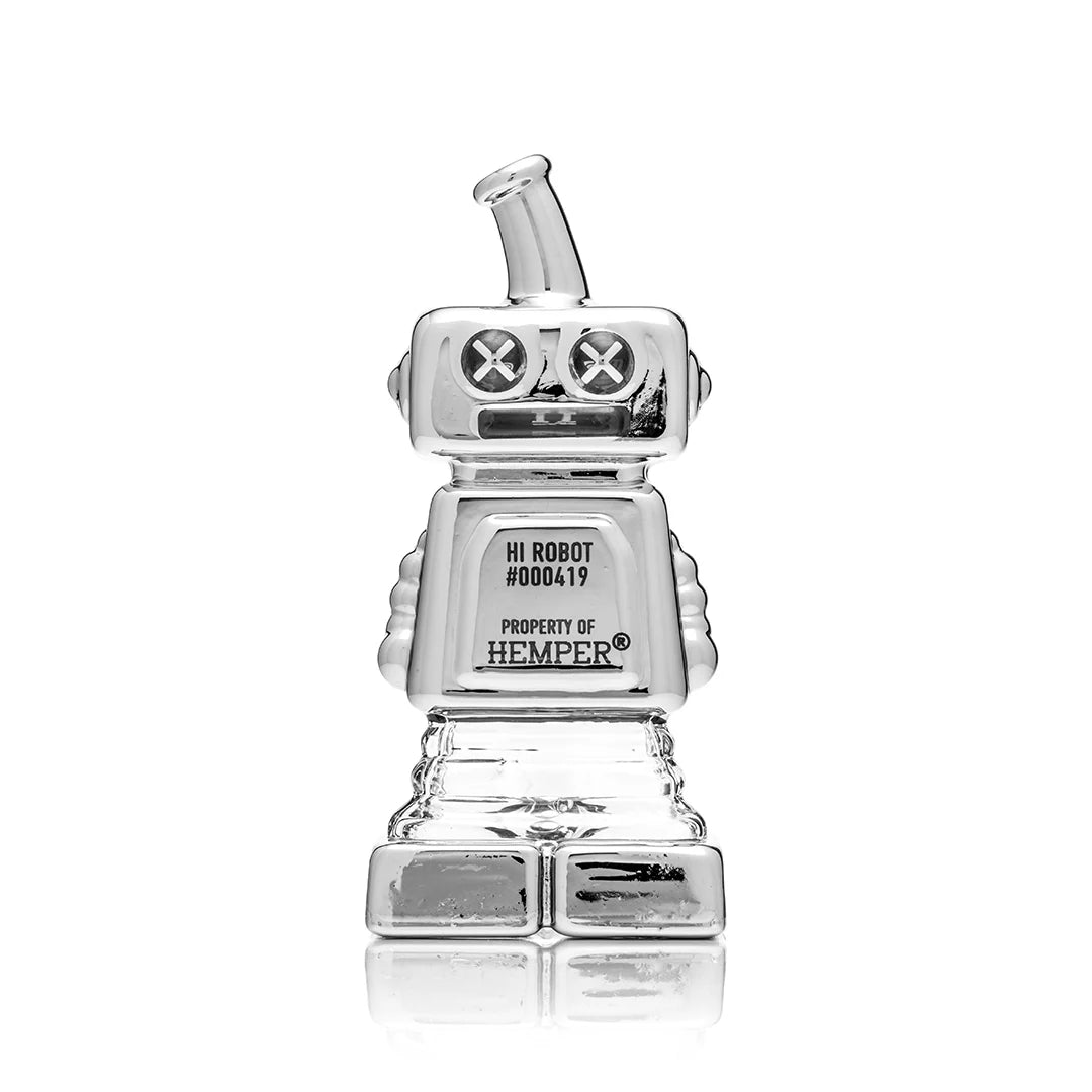 Hemper 4.4 Inch Hi-Robot Glass Hand Pipe