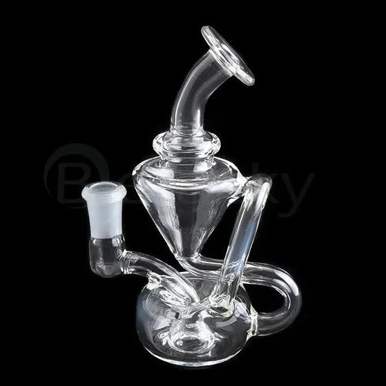 Glass Head 5 Inch Recycler Dab Rig | 10 mm