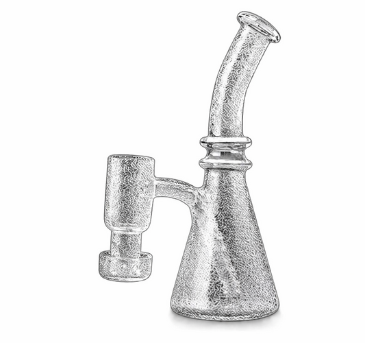 5 Inch Quartz Dab Rig with fixed Flat Top Terp Slurper
