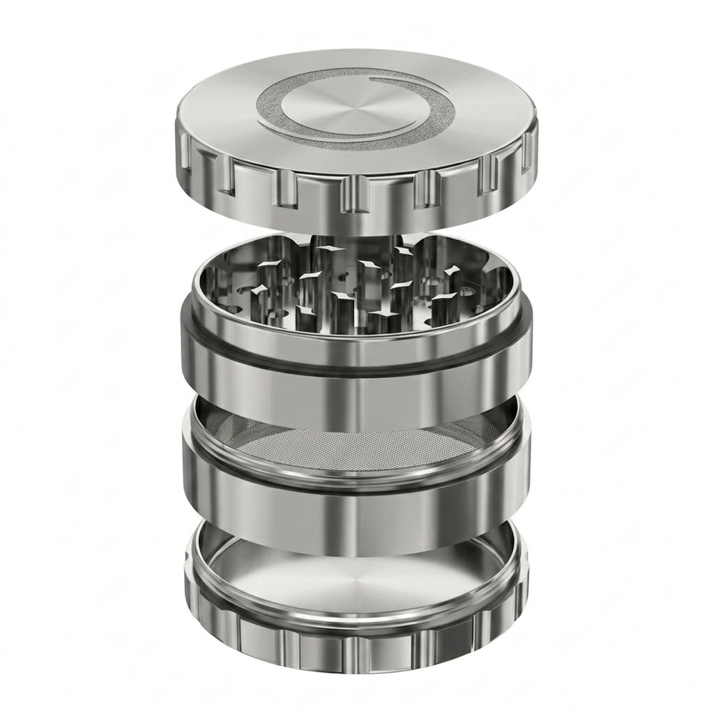 Bare Tokes 63mm Stainless Steel 4-Layer Grinder