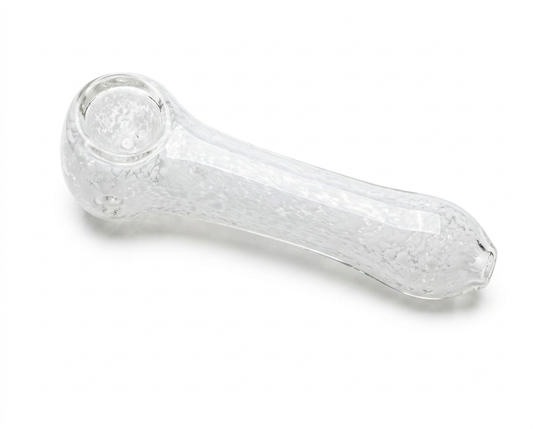 White Glass Spoon Pipe | 4.5 inch