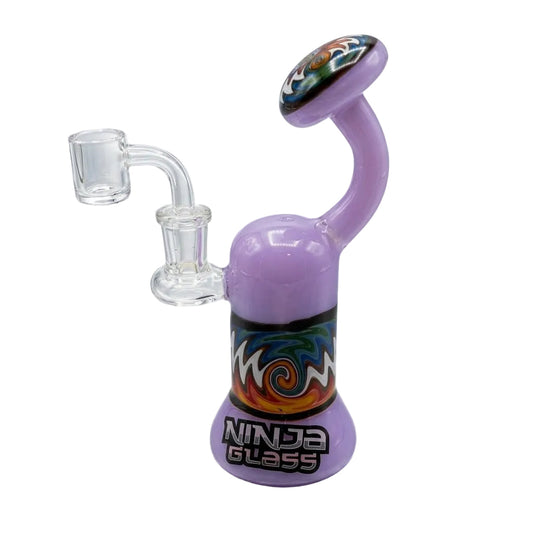 Ninja Glass Mini Dab Rig | 7inch