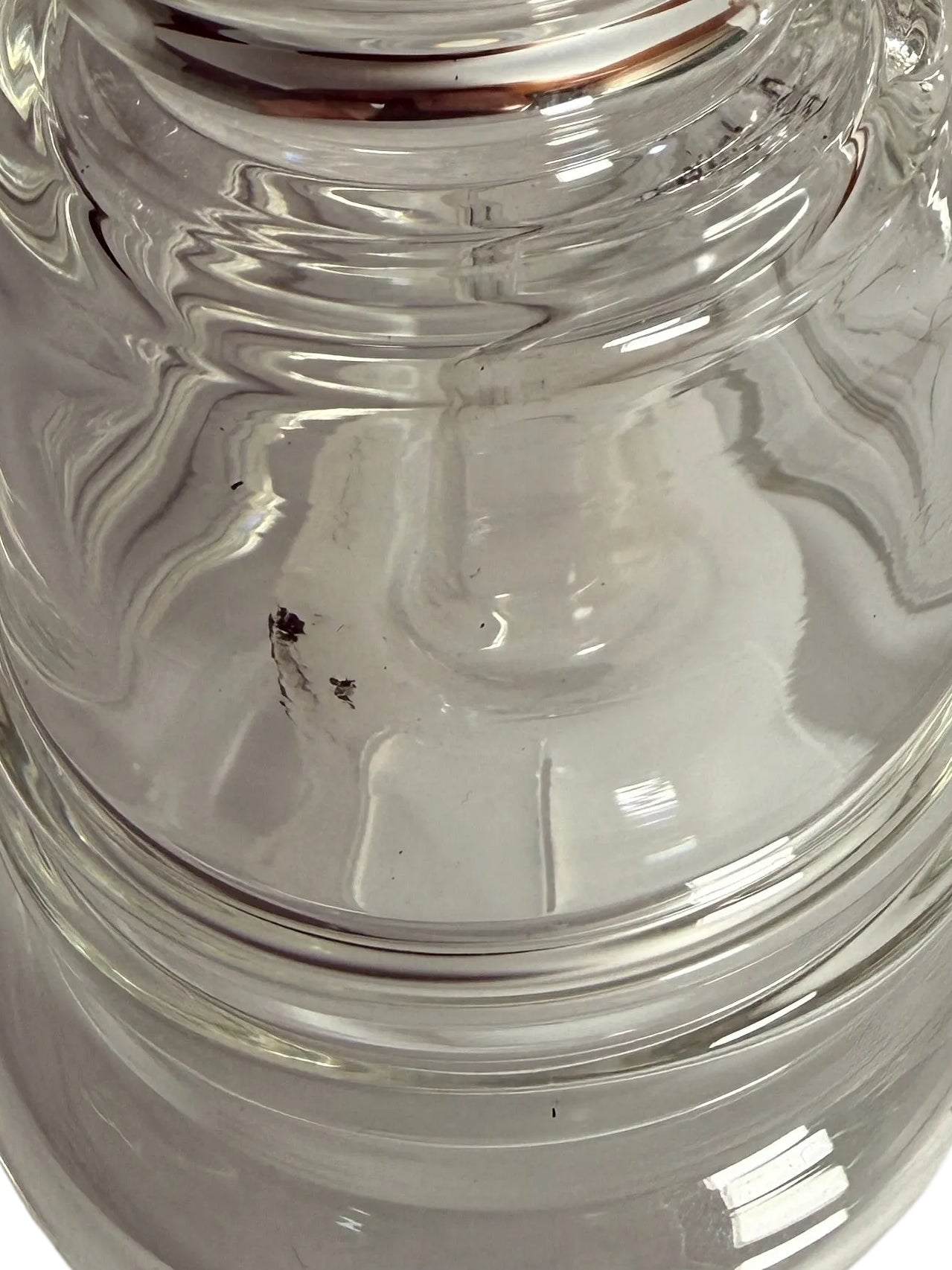7 Inch Green Slit Perc Bong