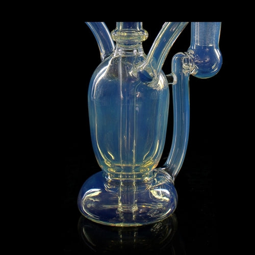 Phoenix Star 9 Inch Recycler Dab Rig | Silver Fumed Glass | 14.5 mm