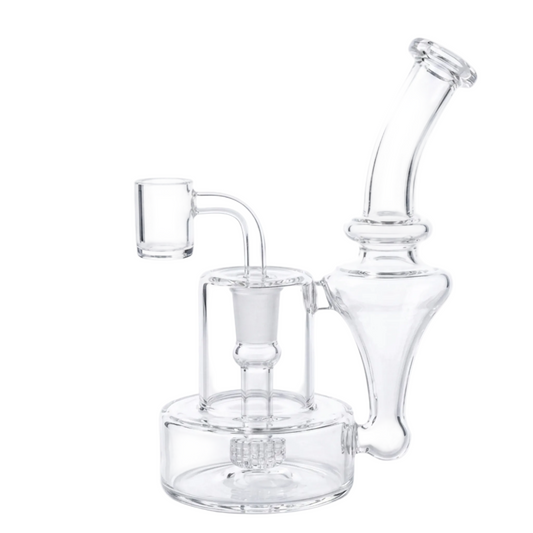 Glass Head RBR Recycler Dab Rig | 6.5 inch