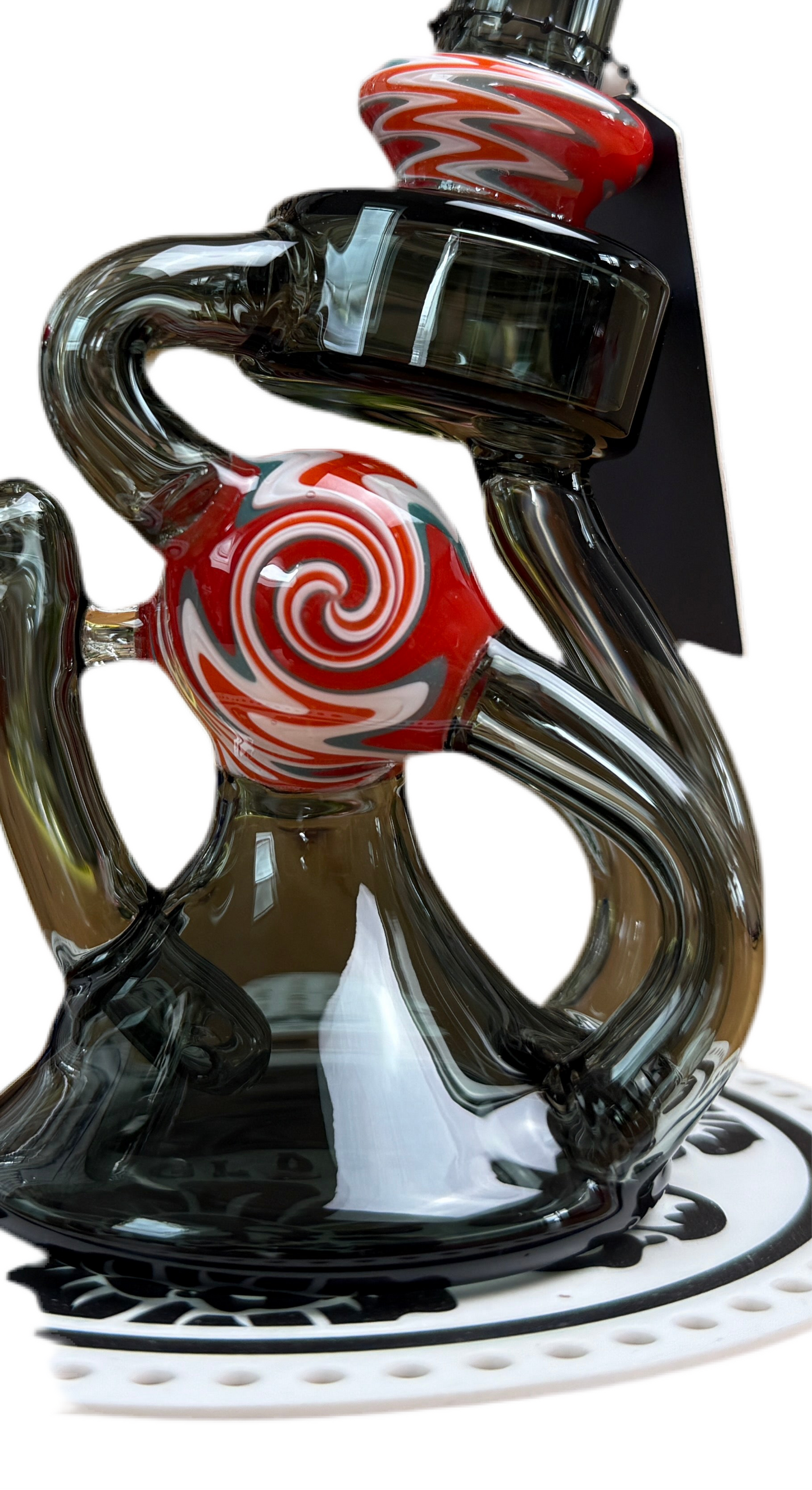 Phoenix Star Wig Wag Recycler Dab Rig | 6.8 inch