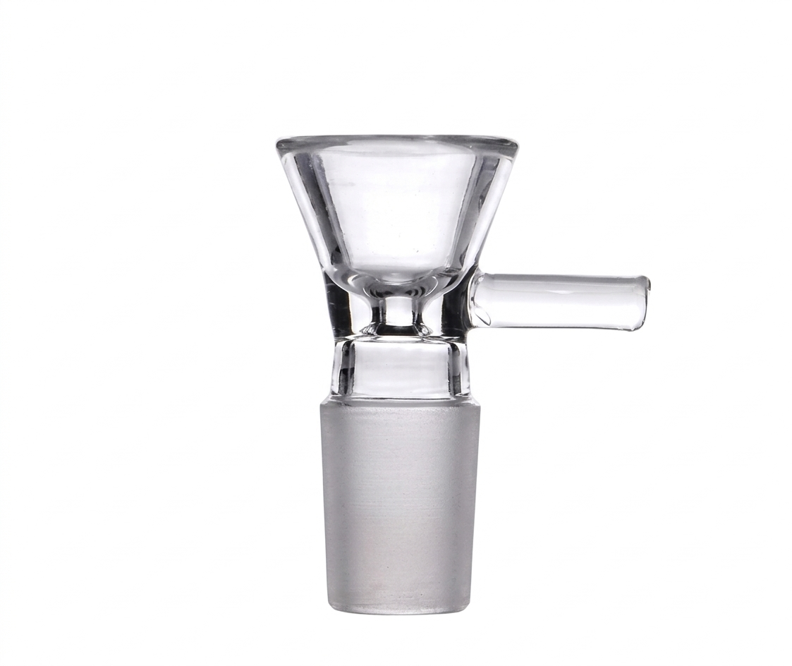 Pure Glass Bowl Handle Bowl 