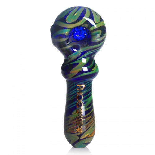 Phoenix Star 4 Inch Spoon Pipe with 7-Hole Glass Screen