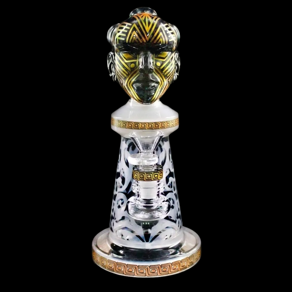 Glass Head Ancient Guardian Bong | 10.5 inch